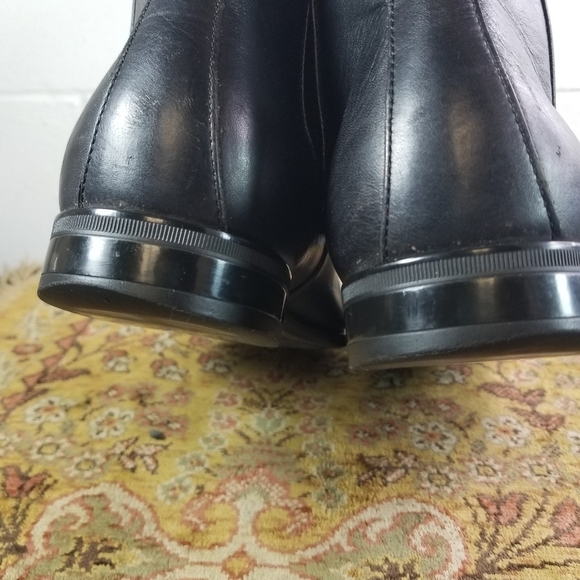 Aquatalia black leather chelsea boots main image 9